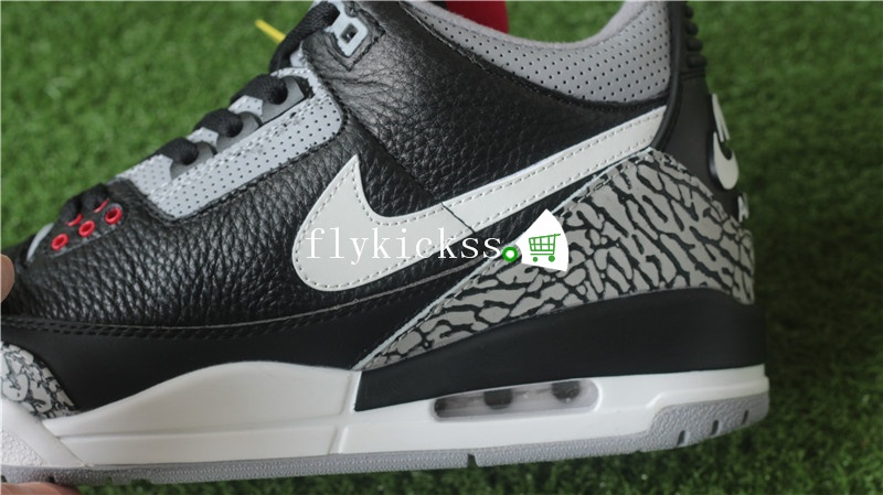 Air Jordan 3 Retro NRG JTH Black White Nike Logo